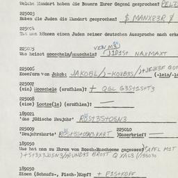 Western questionnaire, answ...