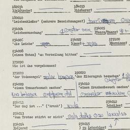 Western questionnaire, answ...