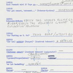 Western questionnaire, answ...