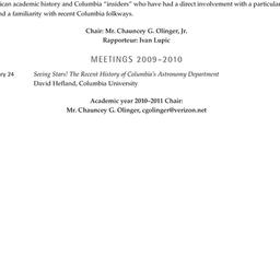 Schedules, The History of C...