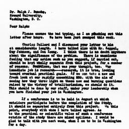 Letter from Samuel A. Stouf...