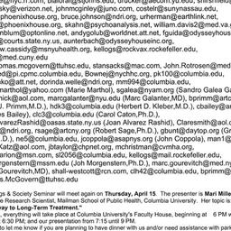 Announcements, 2004-04-15. ...