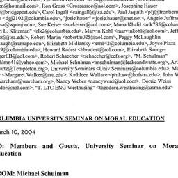 Announcements, 2004-04-20. ...