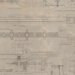 Trellis elevations, plan, d...