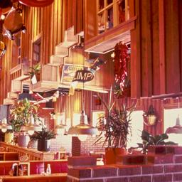 Interior view, dining area.