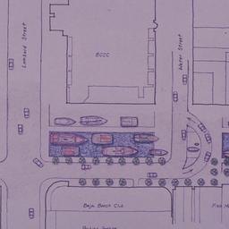 Site plan, detail.