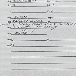 Eastern questionnaire, answ...