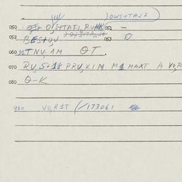 Eastern questionnaire, answ...