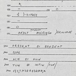 Eastern questionnaire, answ...