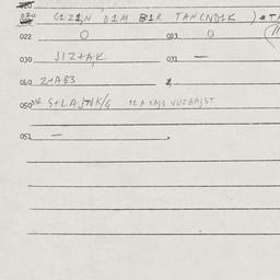 Eastern questionnaire, answ...