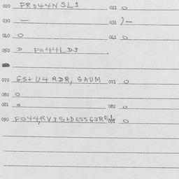 Western questionnaire, answ...