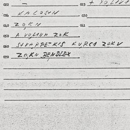 Eastern questionnaire, answ...
