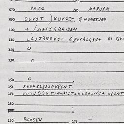 Eastern questionnaire, answ...