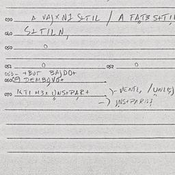 Eastern questionnaire, answ...