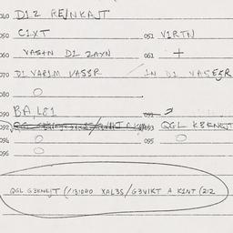 Eastern questionnaire, answ...