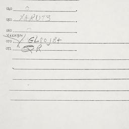 Eastern questionnaire, answ...