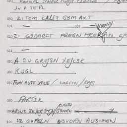 Eastern questionnaire, answ...