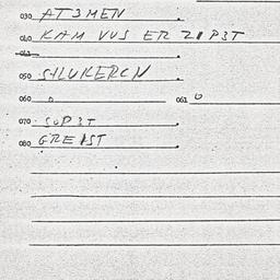 Eastern questionnaire, answ...