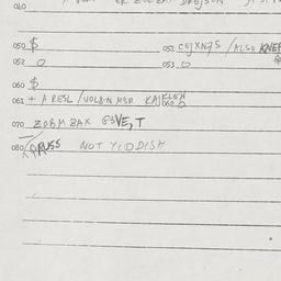 Eastern questionnaire, answ...