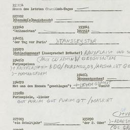 Western questionnaire, answ...