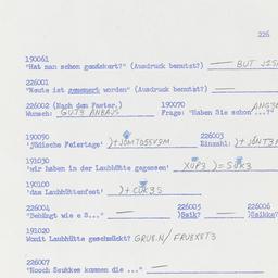 Western questionnaire, answ...