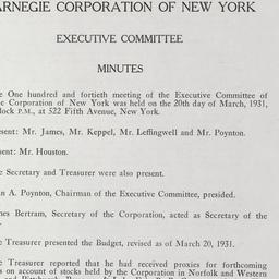 Executive Committee Meeting