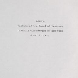 Meeting of the Board of Tru...
