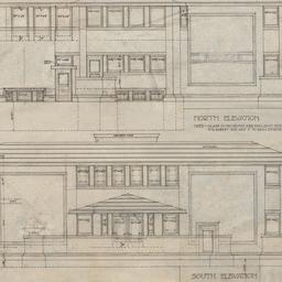 Working drawing #4: North, ...