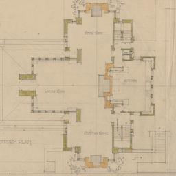 First, second floor plans