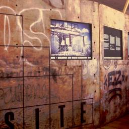 Visitors in exhibition.