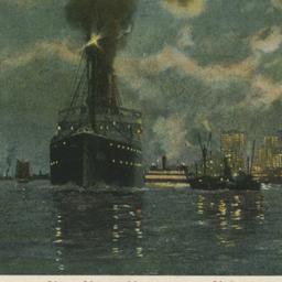 New York Harbor at Night