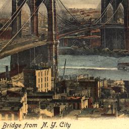 Brooklyn Bridge from N.Y. City
