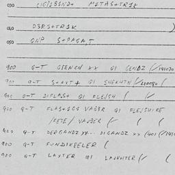 Eastern questionnaire, answ...