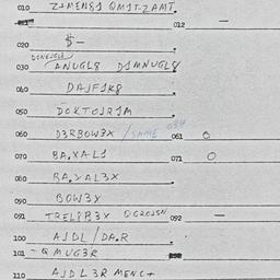 Eastern questionnaire, answ...