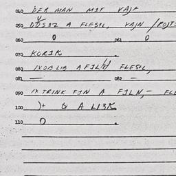 Eastern questionnaire, answ...