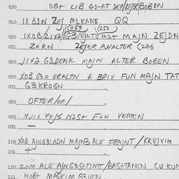 Eastern questionnaire, answ...