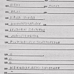 Eastern questionnaire, answ...