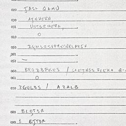 Eastern questionnaire, answ...