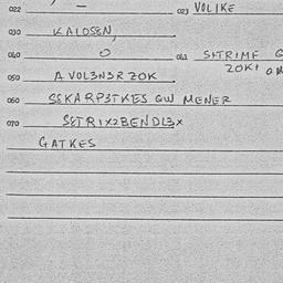 Eastern questionnaire, answ...
