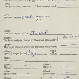Western questionnaire, answ...