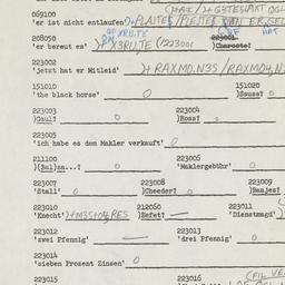 Western questionnaire, answ...