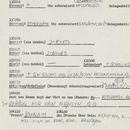 Western questionnaire, answ...