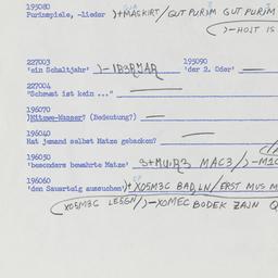 Western questionnaire, answ...