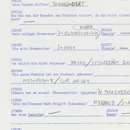 Western questionnaire, answ...