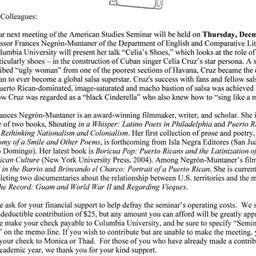 Announcements, 2003-12-03. ...