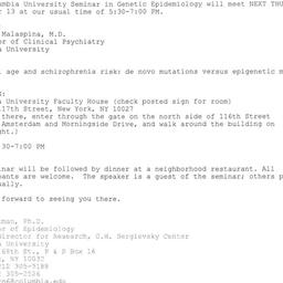 Announcements, 2003-11-13. ...