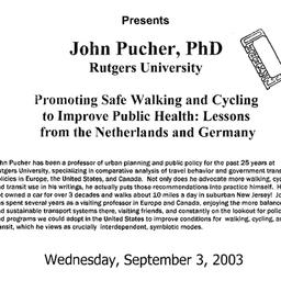 Announcements, 2003-09-03. ...