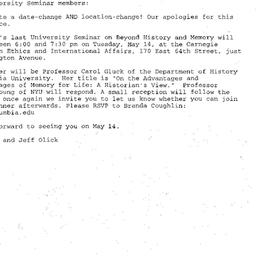 Announcements, 2002-05-14. ...