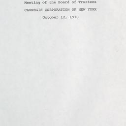 Meeting of the Board of Tru...