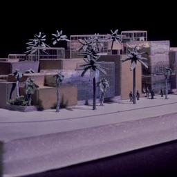Model, exterior view.